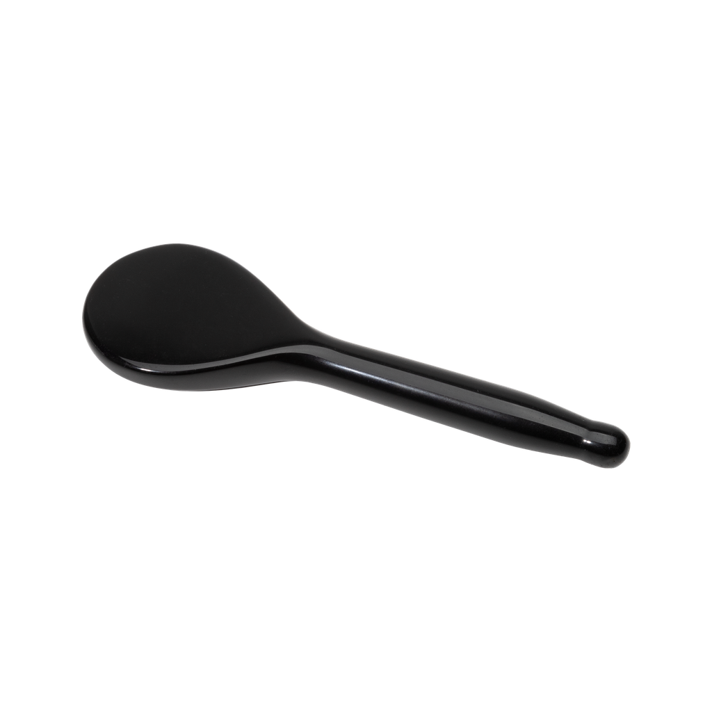 Face Gua Sha Spoon Black Obsidian